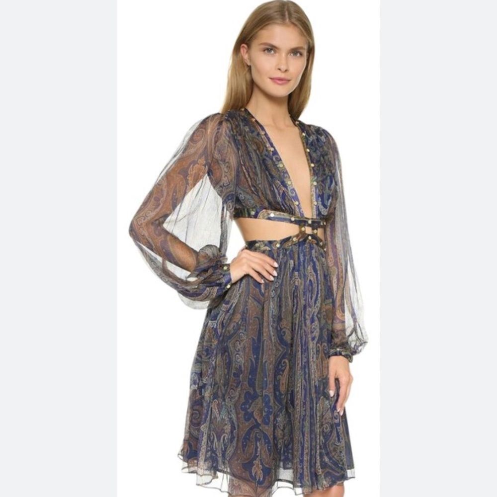 Nwot Zimmermann esplanade rivet dress SIZE1